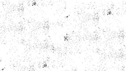 Distressed black texture. Dark grainy texture on white background. Dust overlay textured. Grain noise particles. Rusted white effect. 