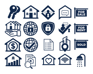 Real Estate Icon Set