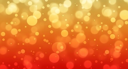 Warm bokeh lights gradient background with festive sparkle