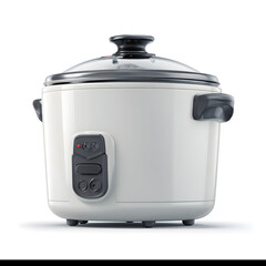 electric cooker isolated on white