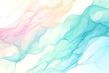 水彩で描いた流れるような背景素材