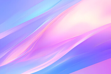 ピンクと青の流れるような曲線の背景