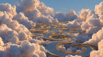 aerial view of the desert