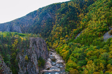 mountain landscape in autumn