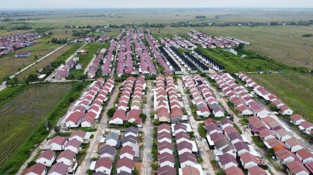 Agricultural areas converted into subsidized housing areas in Banjarmasin
