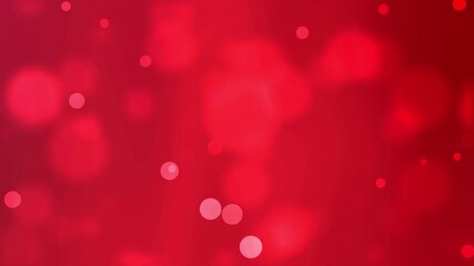 Soft red bokeh background with blurred circular light spots creating a warm, romantic, and festive abstract texture ideal for holiday, Valentine, or celebration themes. - Powered by Adobe