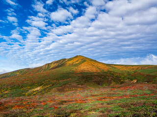 紅葉の栗駒山