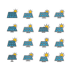 Solar panels generating clean energy under bright sun, representing sustainable power and environmental consciousness in a modern world.