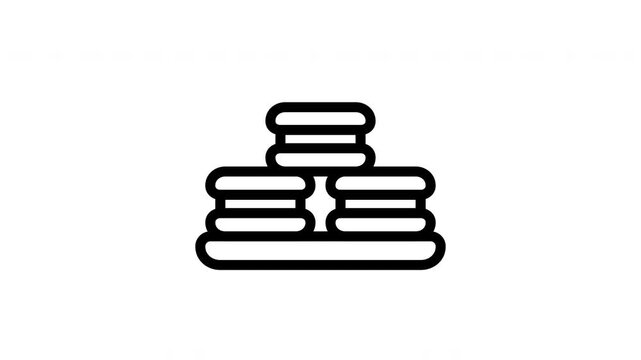 macaron minimalist stroke animation