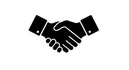 Handshake Illustration A Symbol of Agreement, Partnership, and Successful Collaboration
