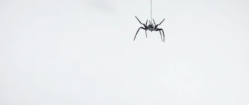 Toy spider dropping into frame. A classic jump scare prank animation, perfect for Halloween, April Fool's, and funny reaction videos.
