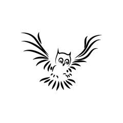 vector illustration of a bird