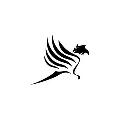 eagle with wings