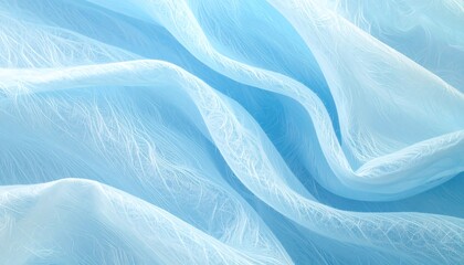 Soft, flowing light blue fabric with subtle texture and gentle folds