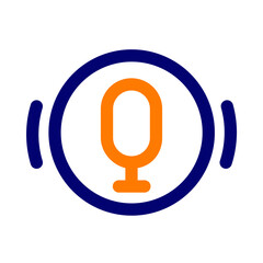 voice control duotone icon