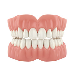 Obraz premium Complete denture restoration set offering comprehensive dental prosthetic solution