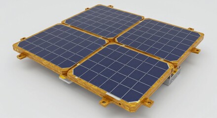 Modern solar panel array generating renewable energy for sustainable power solutions, ideal for clean technology and green initiatives