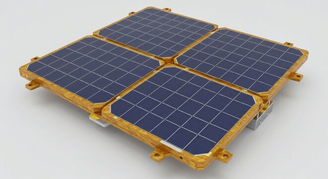 Modern solar panel array generating renewable energy for sustainable power solutions, ideal for clean technology and green initiatives