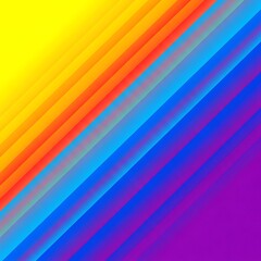 Obraz premium Vibrant Diagonal Stripes - A Colorful Abstract Background Design.
