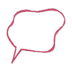 Hand drawn speech bubble Blank empty message box Textbox frame for banners, price tags, stickers, design