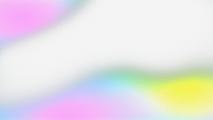 A vibrant abstract composition featuring colorful light streaks and blurs on a black background, isolated on transparent background.