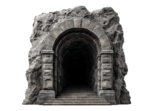 Arch tunnel entrance
