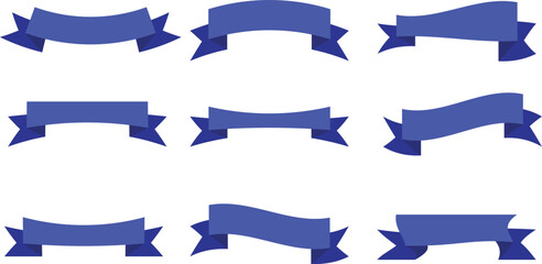 Ribbon Vector sticker bundle pack