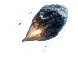 Asteroid comet meteor shooting star space