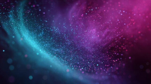 abstract blue background with stars - Powered by Adobe