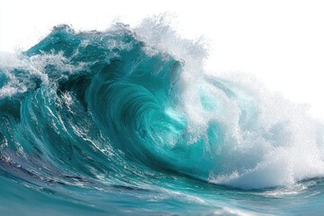 Fototapeta premium Powerful ocean wave crashing