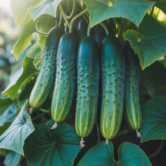 cucumber on the tree