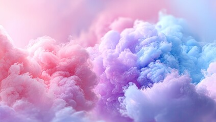Fototapeta premium Abstract pastel clouds