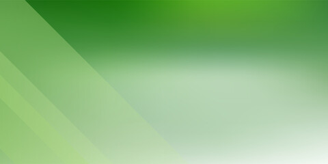 Deep green gradient background, empty studio room illustration