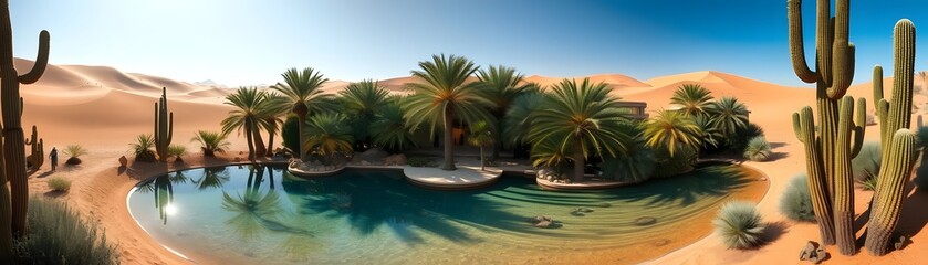 Mystical Desert Oasis