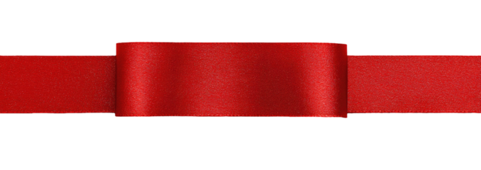 Red ribbon banner against black background (1)