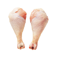 Fresh raw two chicken legs for cook food
