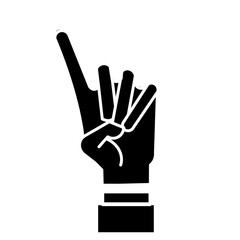 Raised index finger showing number one. Isolated on transparent background. Single finger hand gesture.