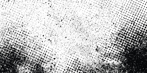 Abstract vintage stone, concrete, dirt, noise surface pattern. Grunge halftone background Vector, black and white error glitch art design grunge background Dot pop art comic sport style vector .	