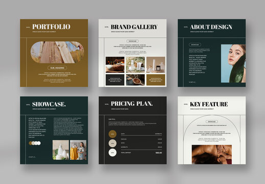 Portfolio Social Media Post Layout