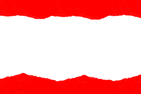 Vibrant red torn paper edges frame a mysterious darkness, perfect for dramatic announcements or bold artistic statements, ideal for web design and print - Powered by Adobe