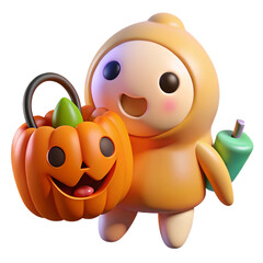 halloween pumpkin 3D