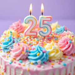 Celebrate Milestone Twenty Five Years with Sweet Birthday Cake Creations