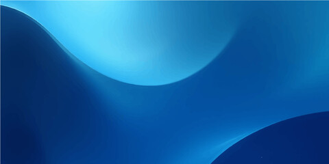 The soft blue abstract background features a wave pattern with light curve lines for a modern web design template