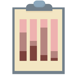 Minimalist Work and Office Workplace Equipment Graphic Illustration for Employees and Workers