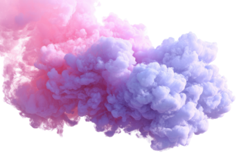 Pink and lavender smoke clouds, abstract, swirling