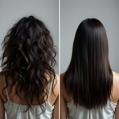 Transform Frizzy Unruly Hair to Silky Smooth Straight Hair Instantly