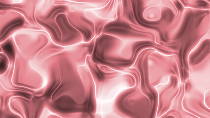 Abstract Pink Fluid Pattern with Smooth Curves and Glossy Finish in Modern Artistic Style