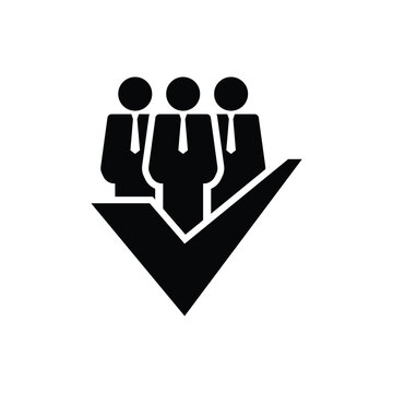 Recruitment Logo Staffing agency Stock Illustration