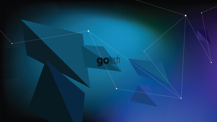 Modern abstract background with futuristic digital theme.