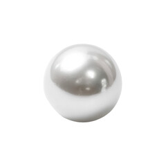 Perfect, lustrous, white pearl